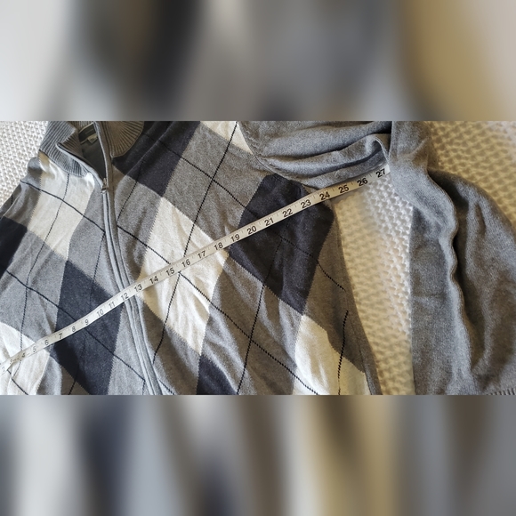 Zip up argyle sweater XXL Inc International Concept - Picture 7 of 14